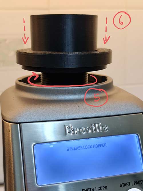 Breville Single Doser Zero Retention Step 5